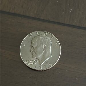 1974 Eisenhower dollar coin